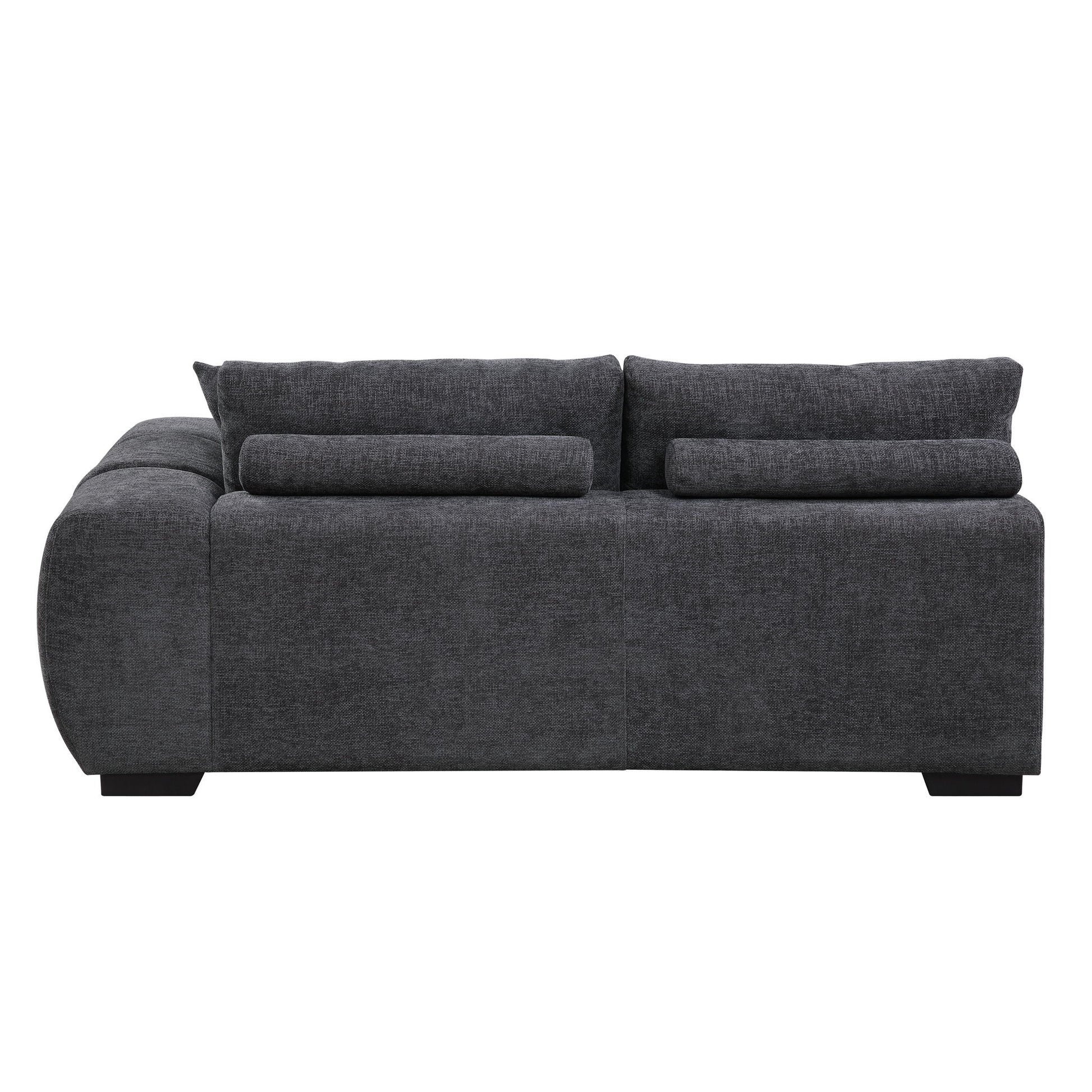 Chosen - Sectional Sofa With Toss Pillows And Chaise