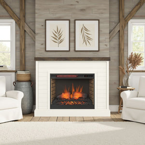 48" Fireplace With Mantel