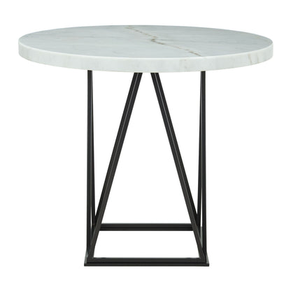 Riko - Round Counter Height Dining Table - White