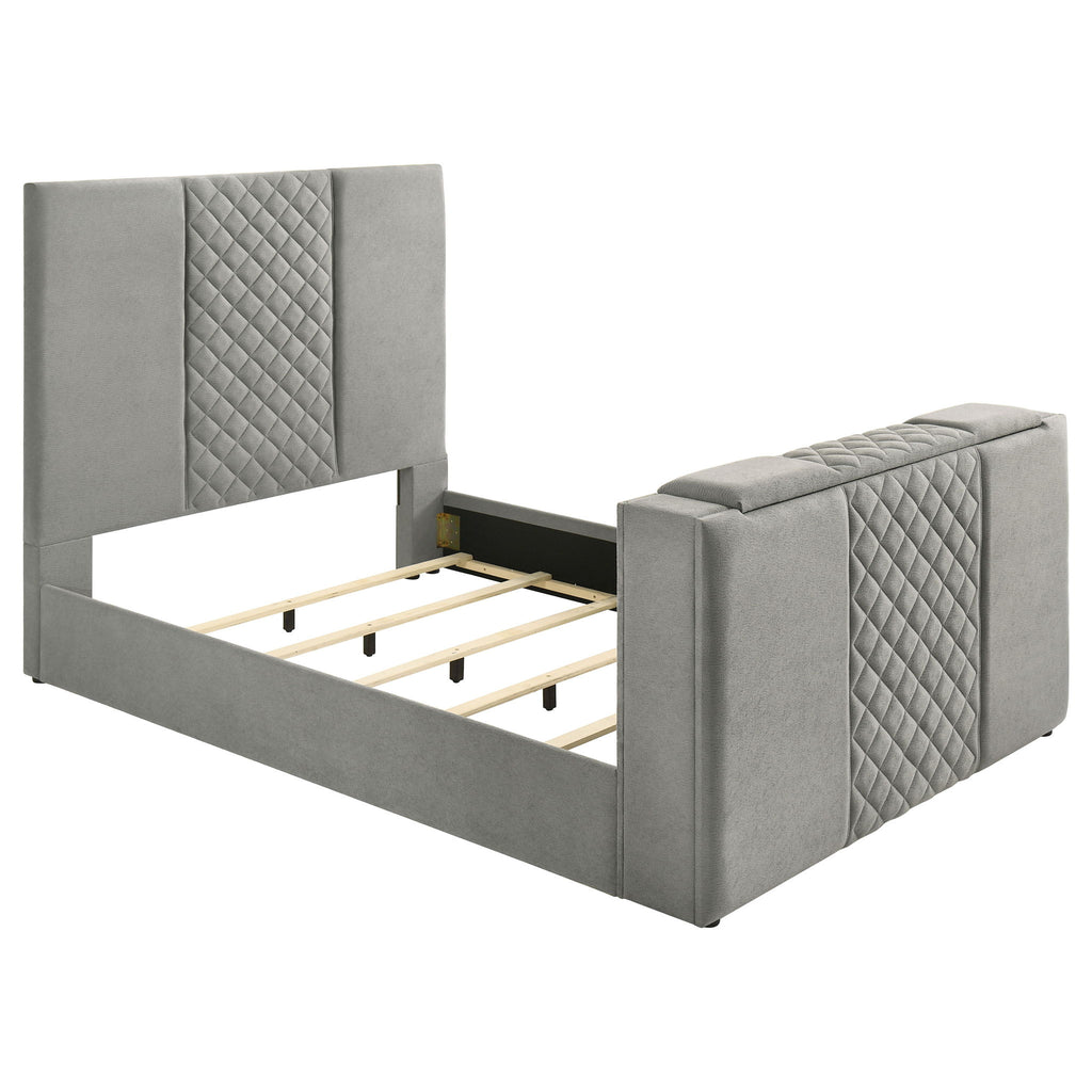 Yates - Panel TV Bed With Motorized Lift