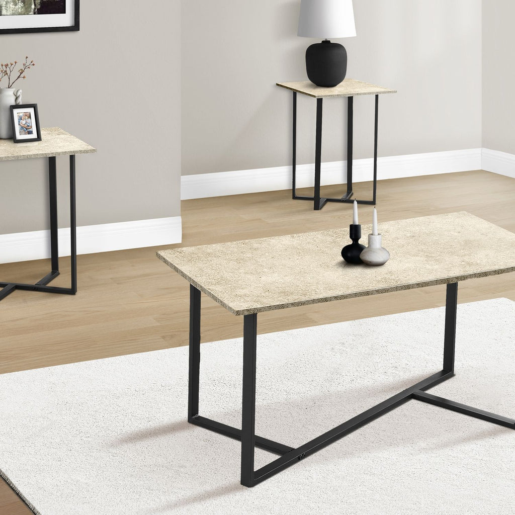 Contemporary 3 Piece Table Set