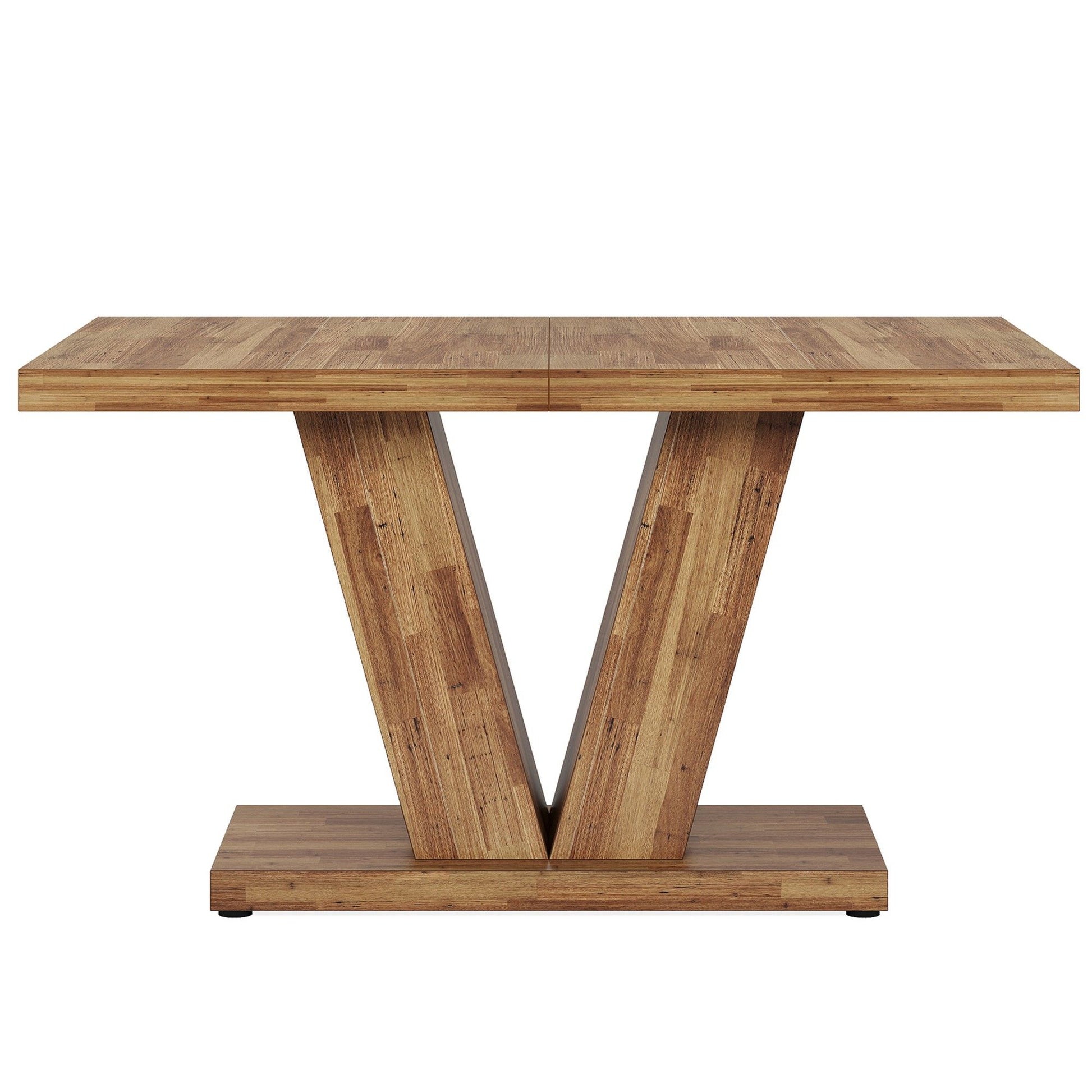 Dining Table With Pedestal Base For 4 - 6 People