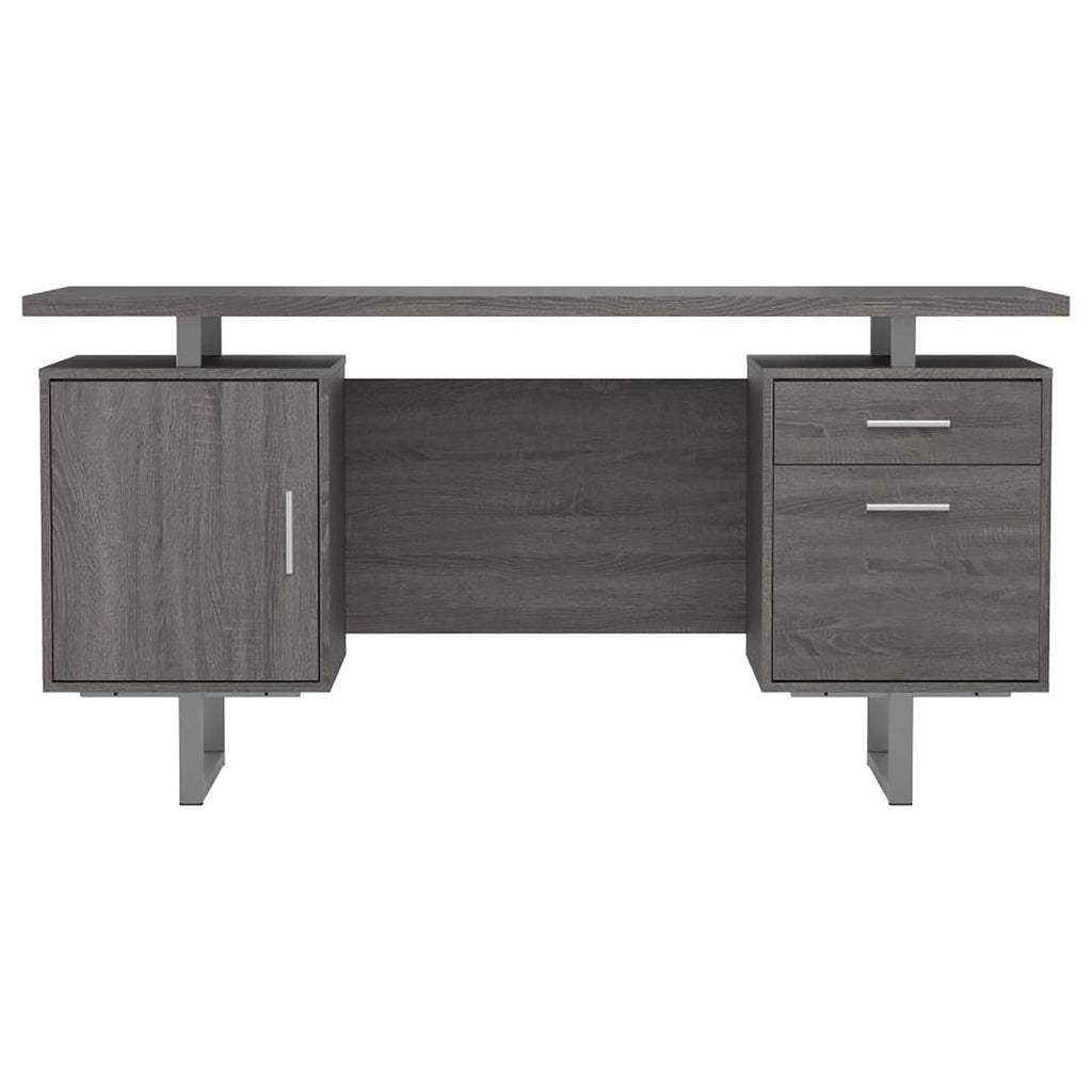 2 Drawer Floating Top Office Desk