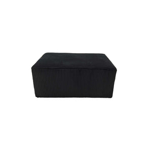 Upholstered Ottoman, Lounge Furniture - Black