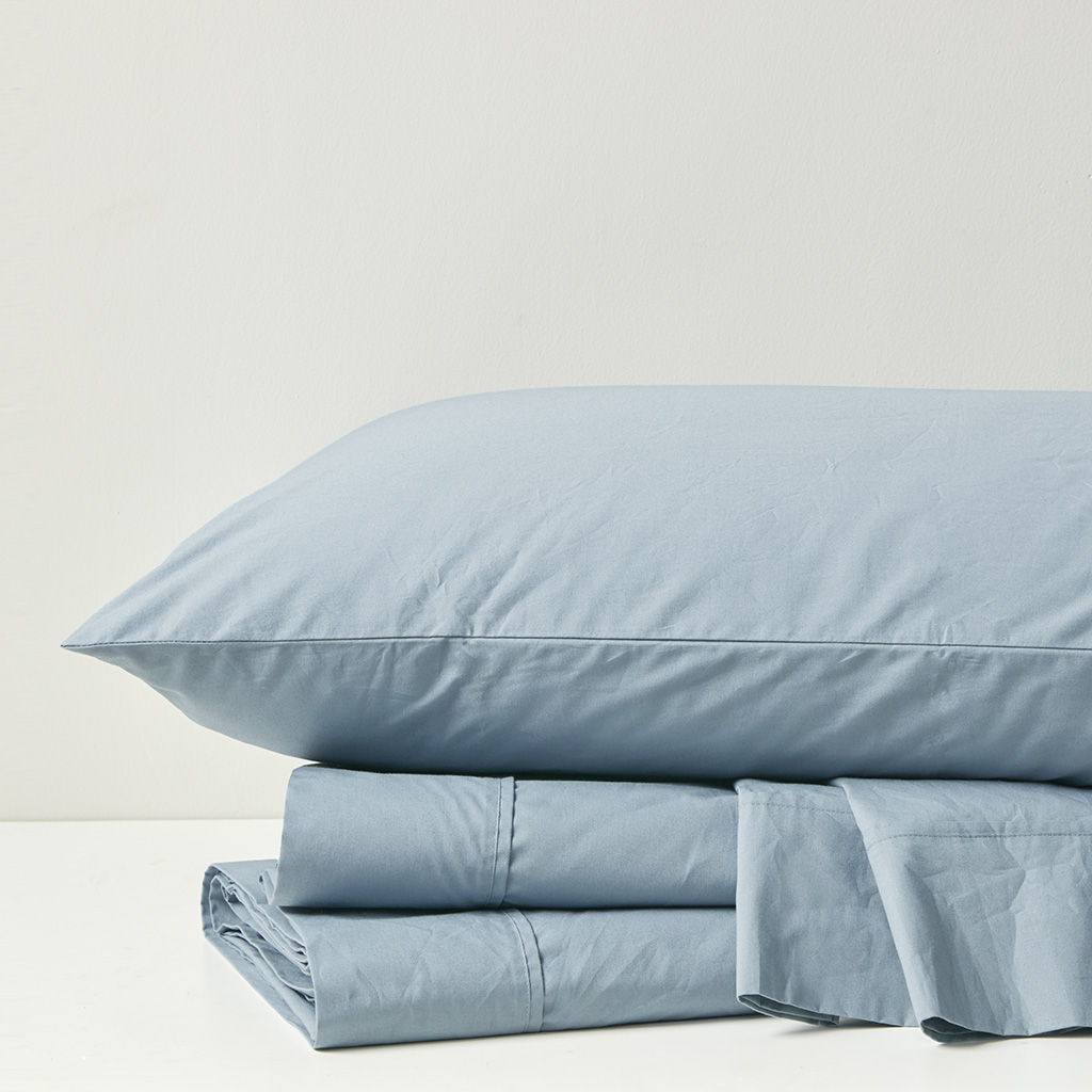 California King Peached Percale Sheet Set - Teal