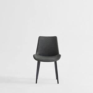 Dining Table Set, Chairs (Set of 2) - Gray