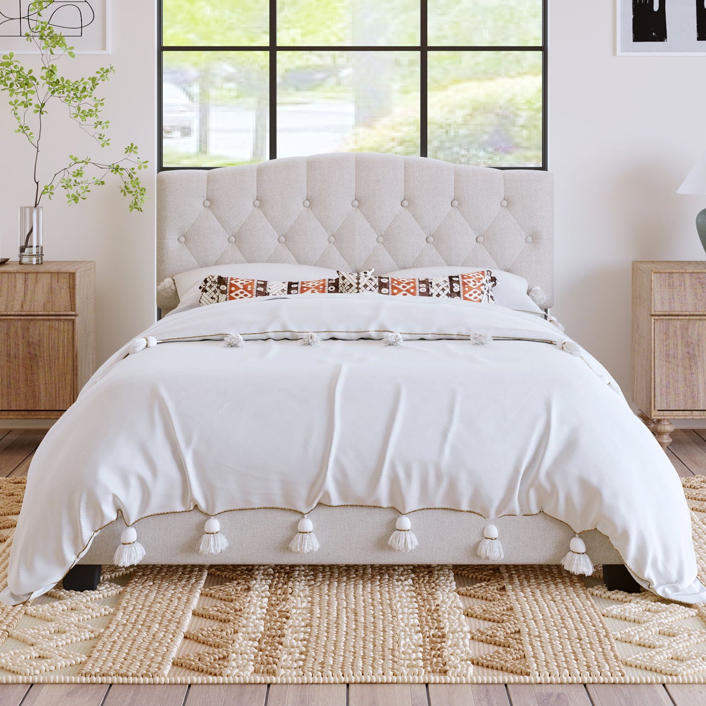 Bedroom - Upholstered Panel Bed