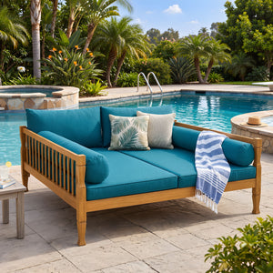 Outdoor Sofa Bed, 2 In 1 Patio Daybed For Backyard