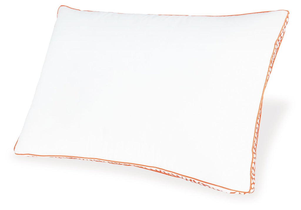 Zephyr 2.0 - 3-in-1 Pillow (Set of 6) - White / Orange