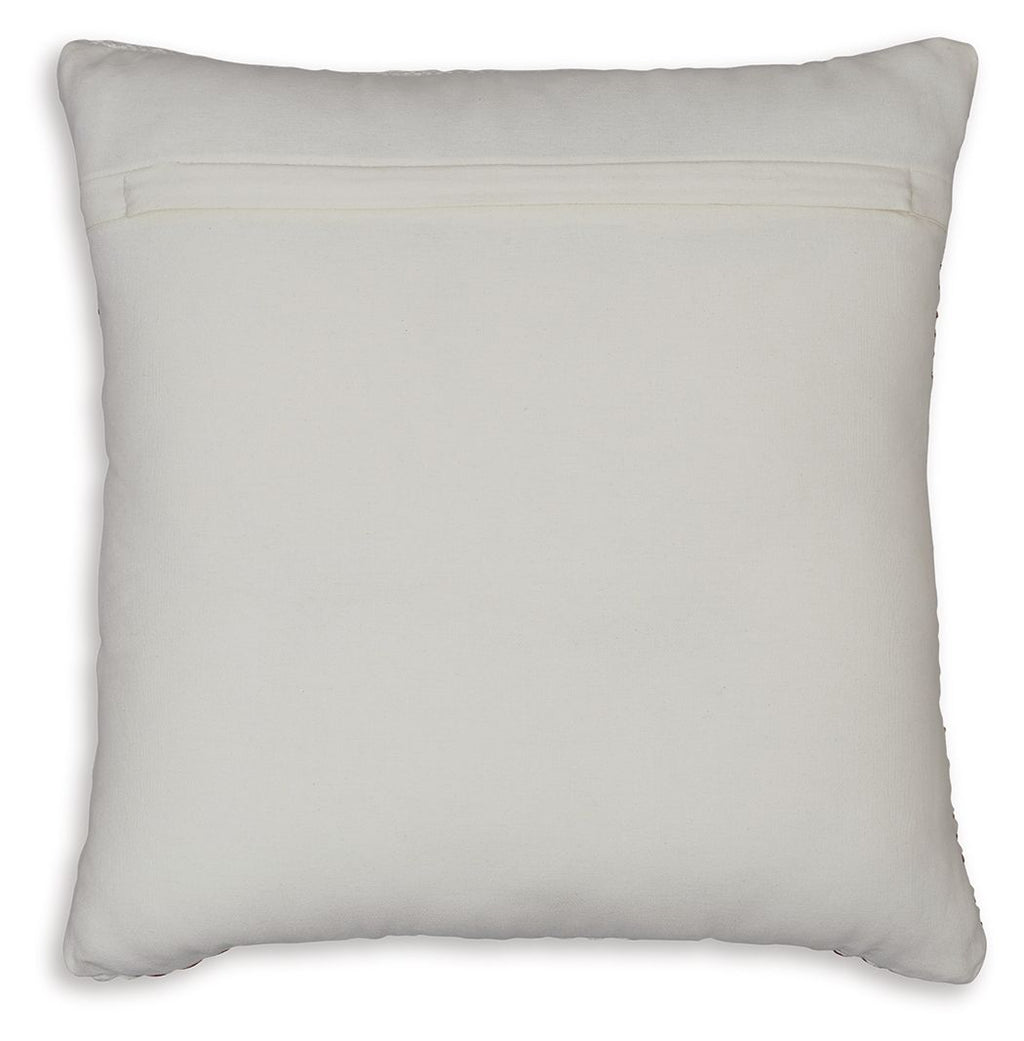 Nashlin - Pillow (Set of 4) - White / Rust