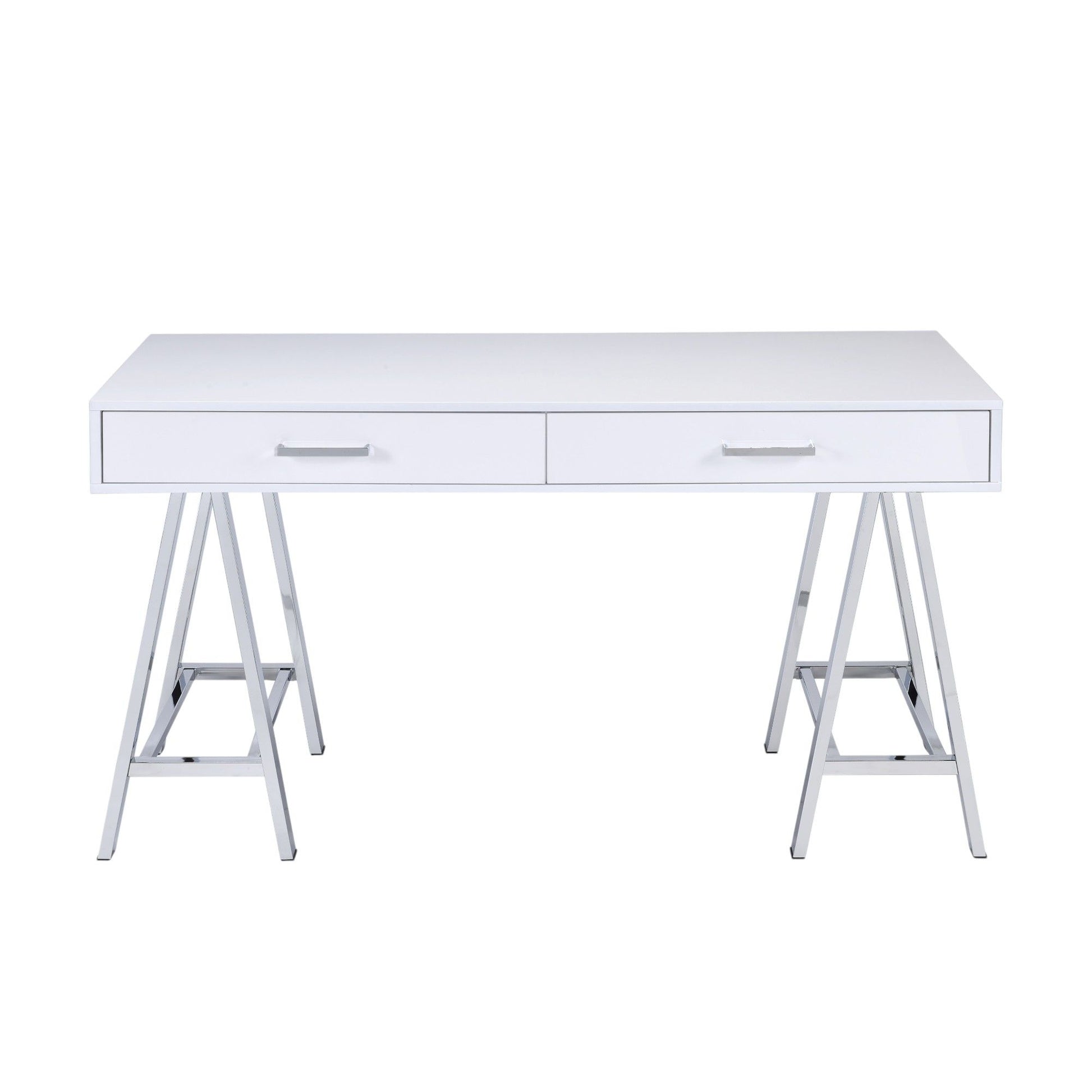 Coleen - High Gloss Writing Desk With USB