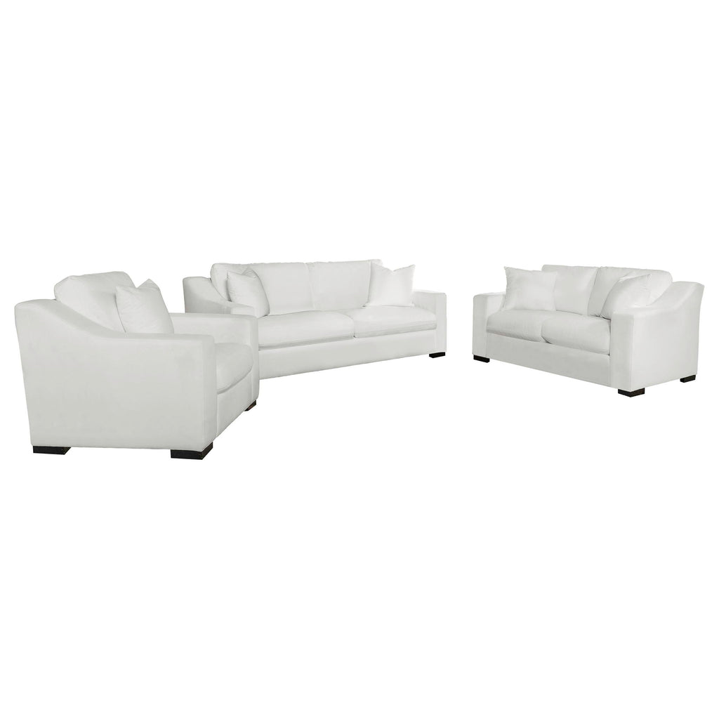 Chelan - Upholstered Track Arm Sofa Set With Curved Arms