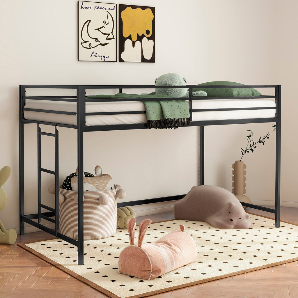 Adam - Twin Loft Bunk - Black