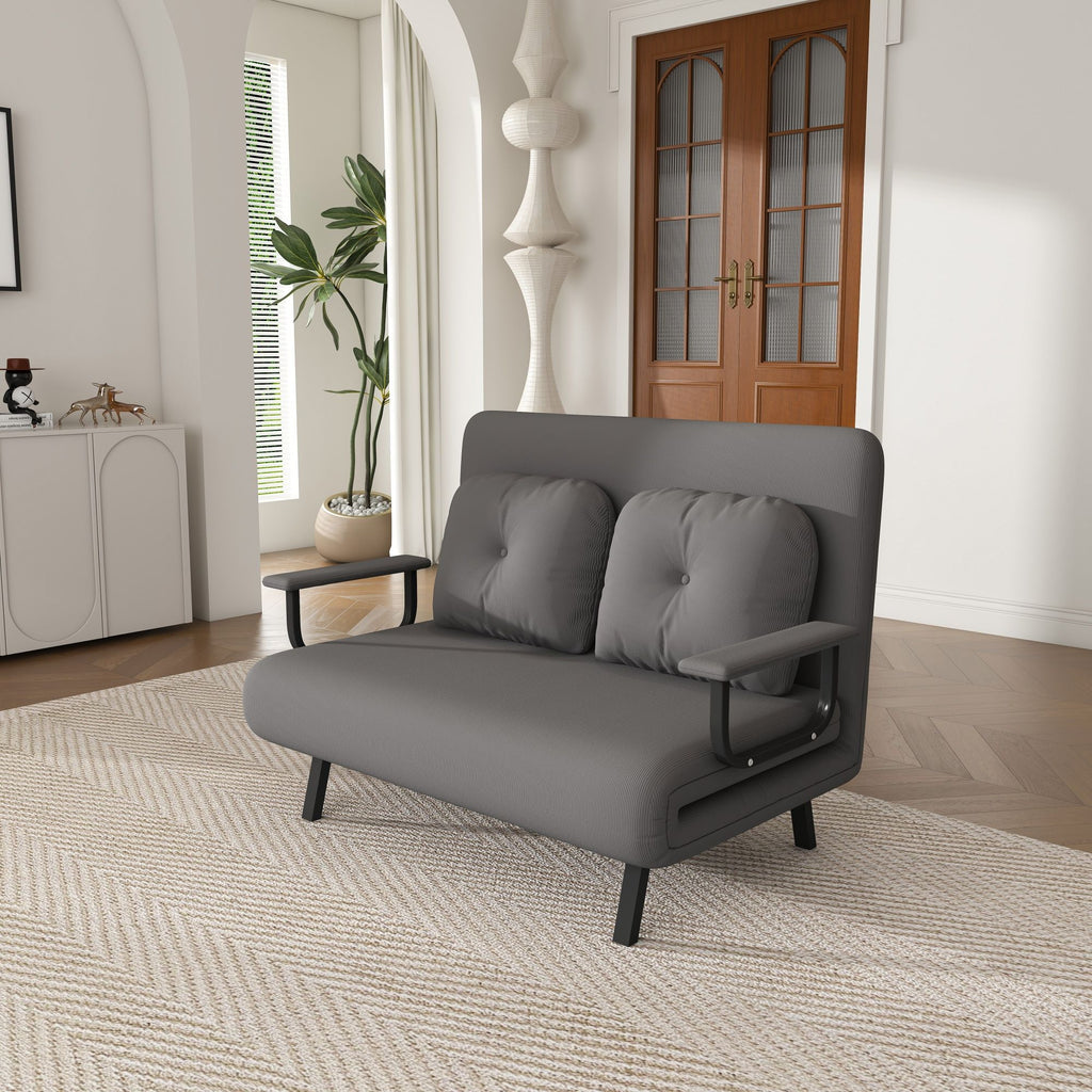 5 In 1 Convertible Sofa Bed For 2 With Adjustable Backrest
