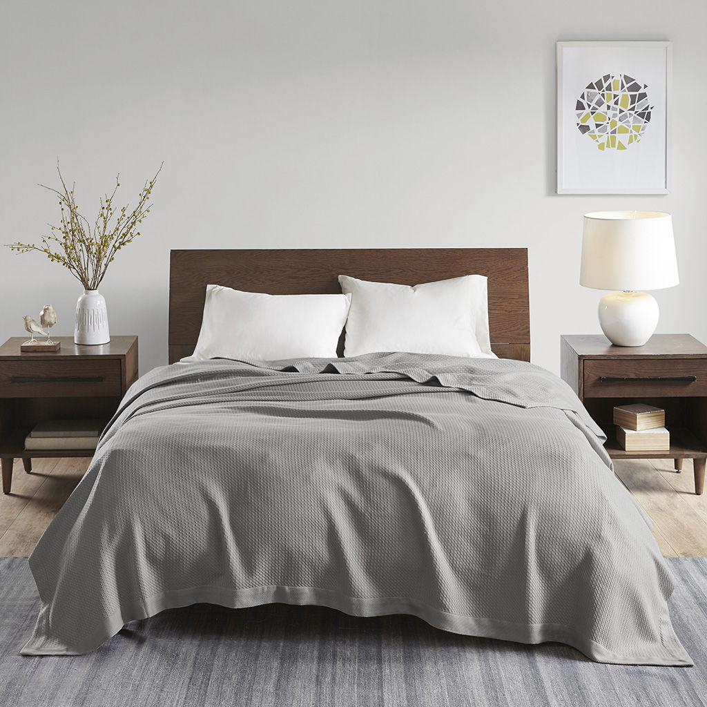 Egyptian Cotton - Full Blanket - Gray