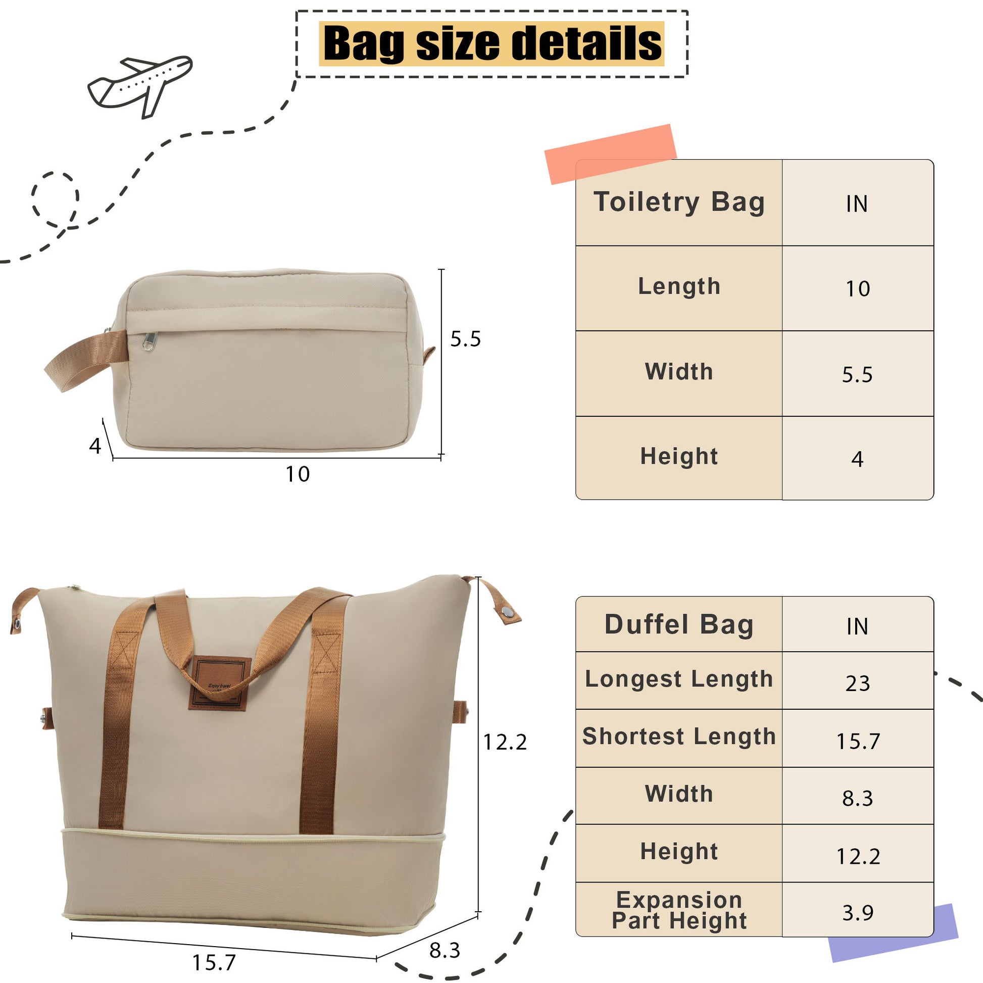 Softside Luggage Expandable Set With Duffel Bag Upright Spinner