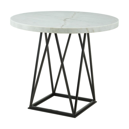 Riko - Round Counter Height Dining Table - White