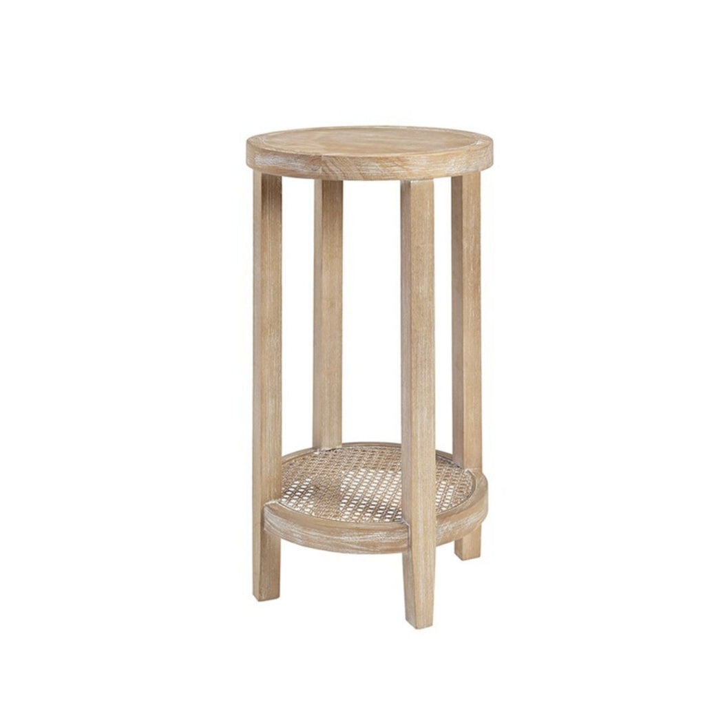 Bedford - Round Accent Table - Reclaimed Wheat