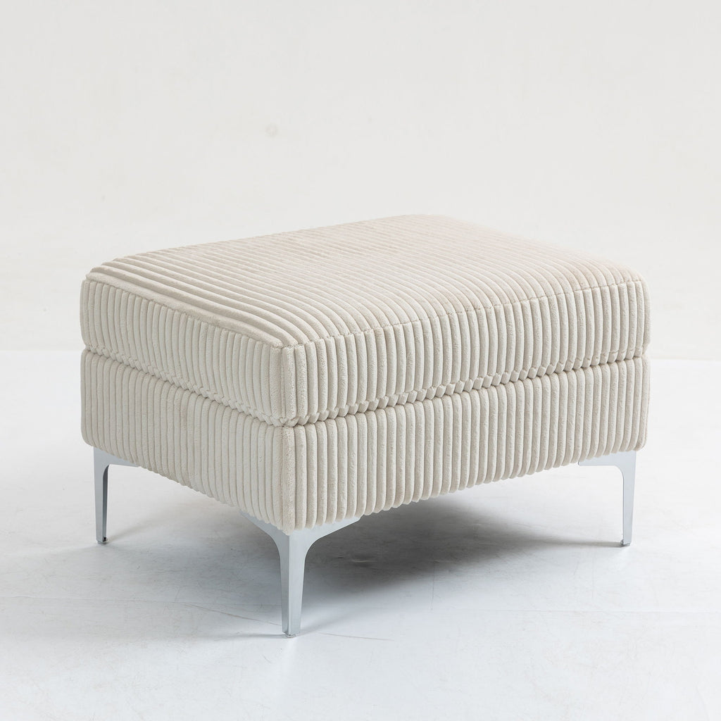 Modular Sectional Sofa Square Storage Ottoman