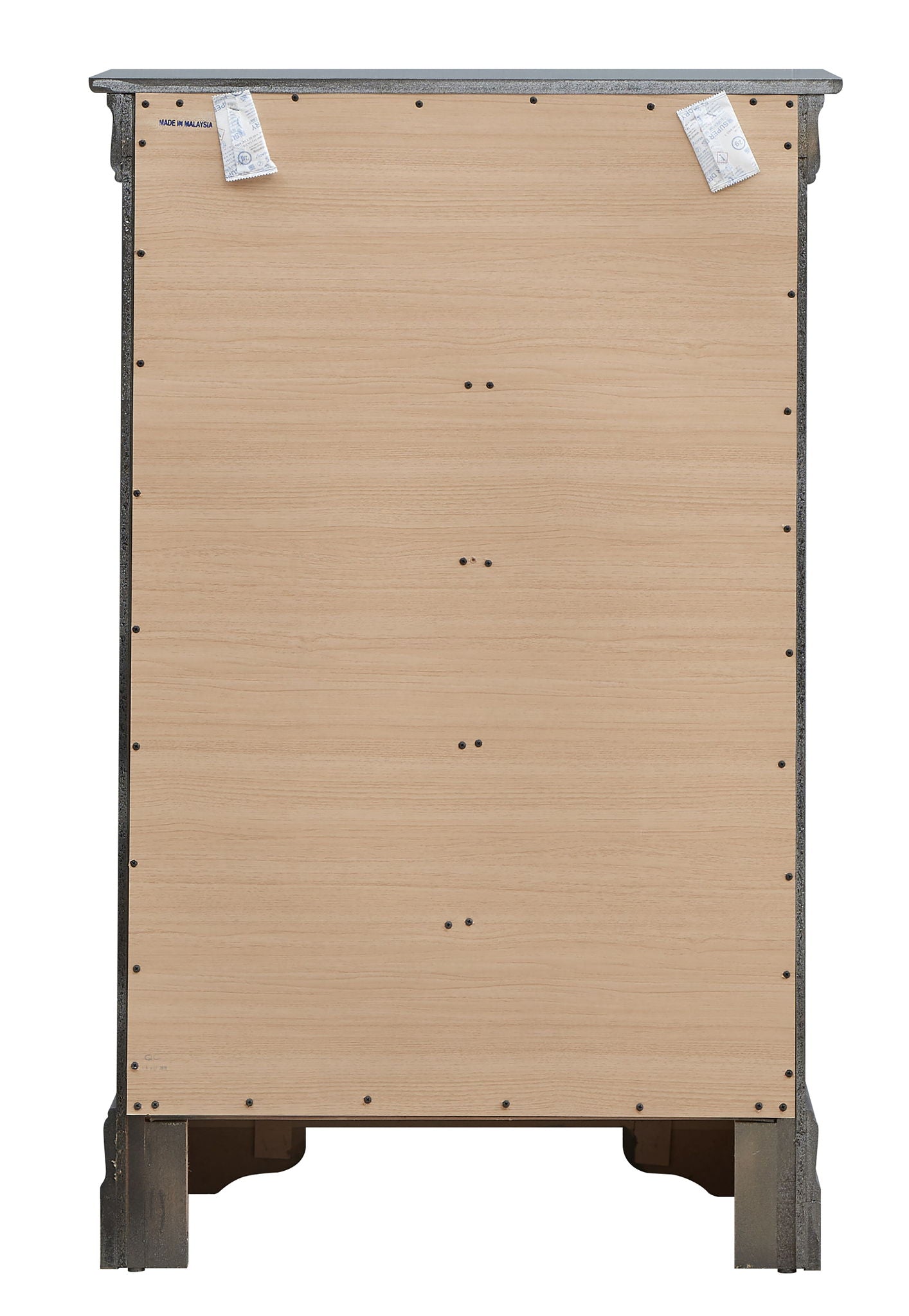 Sleek Transitional Chest - Metal Black