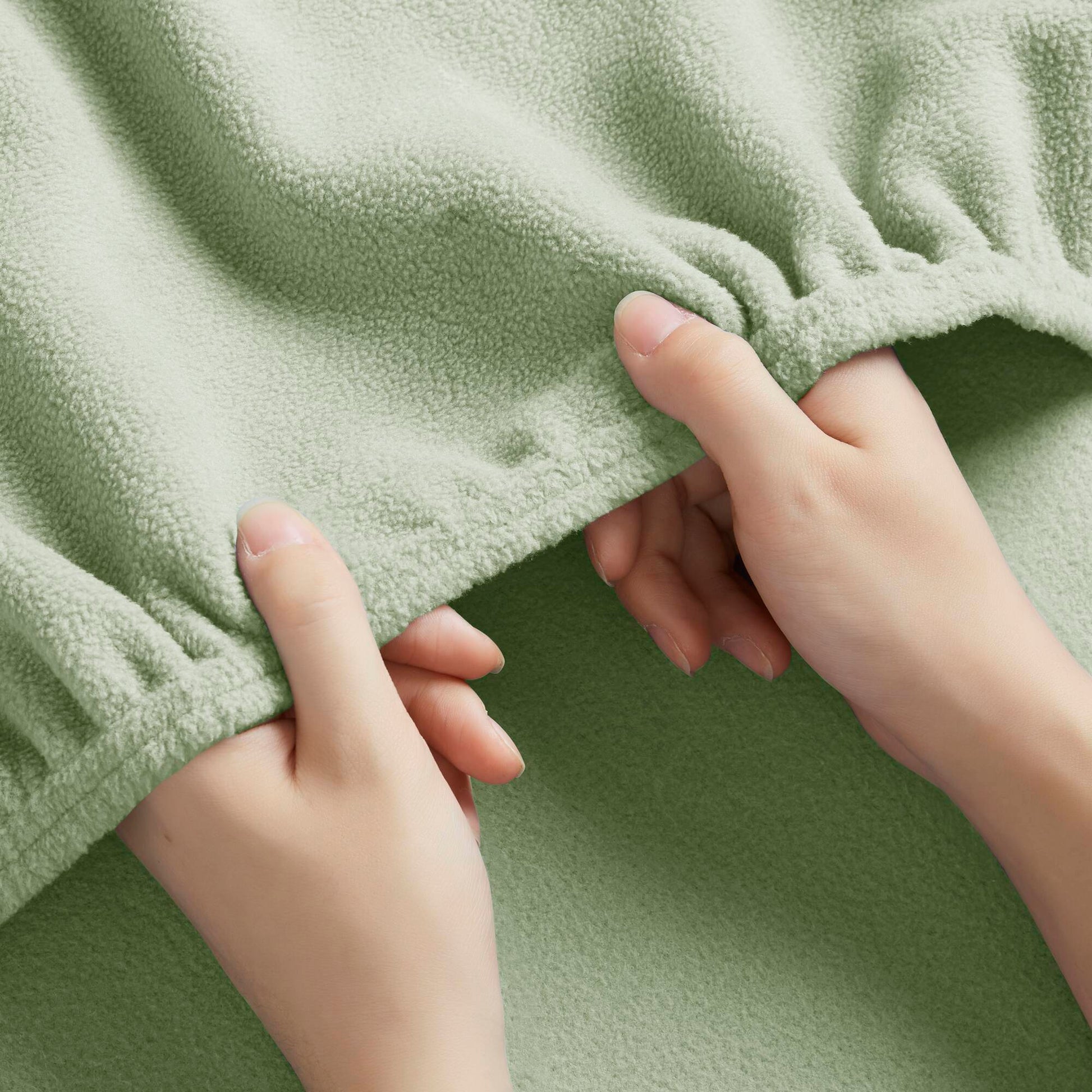 Micro Fleece - King Sheet Set - Green