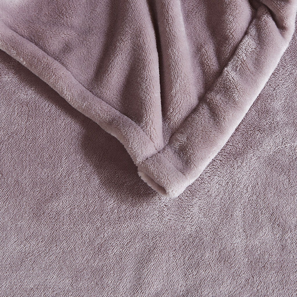 Heated Plush - Blanket - Lavender