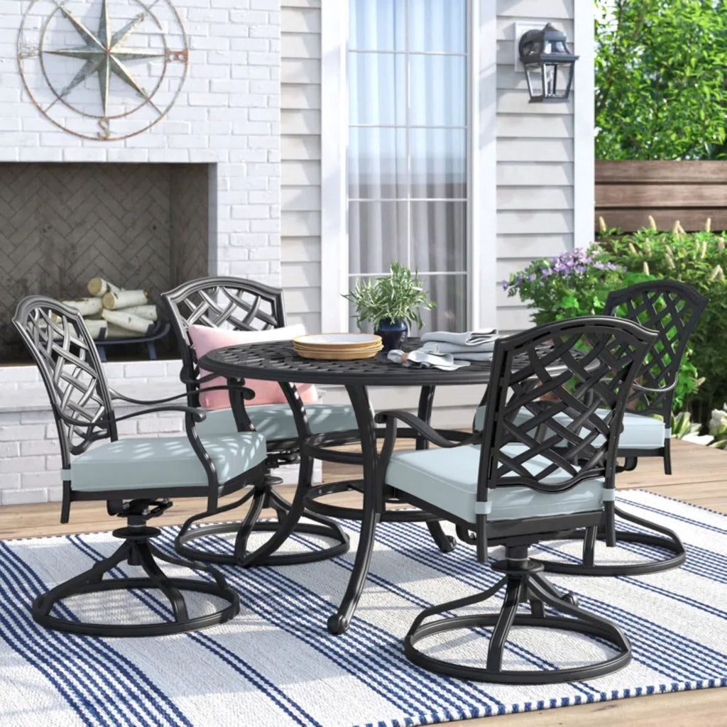 Aluminum Round Dining Set