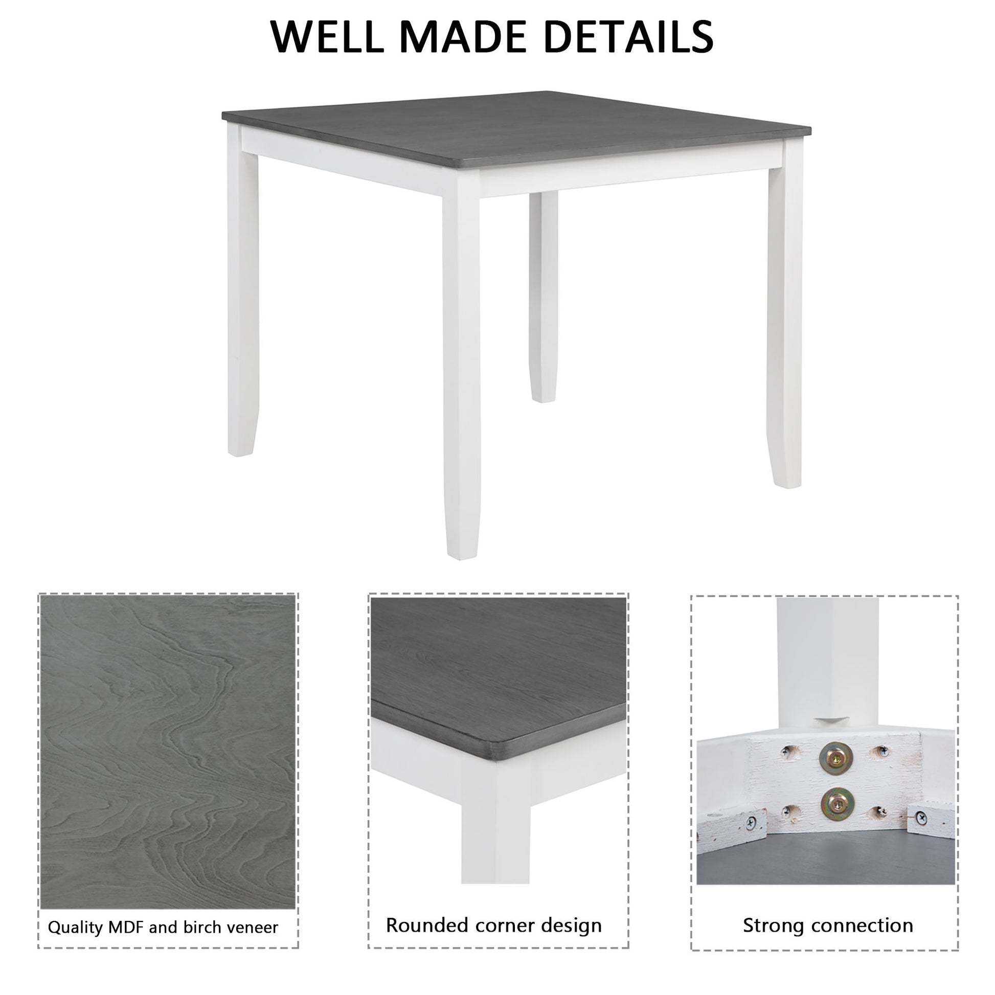 Modern Dining Table Set With Chairs For Kitchen