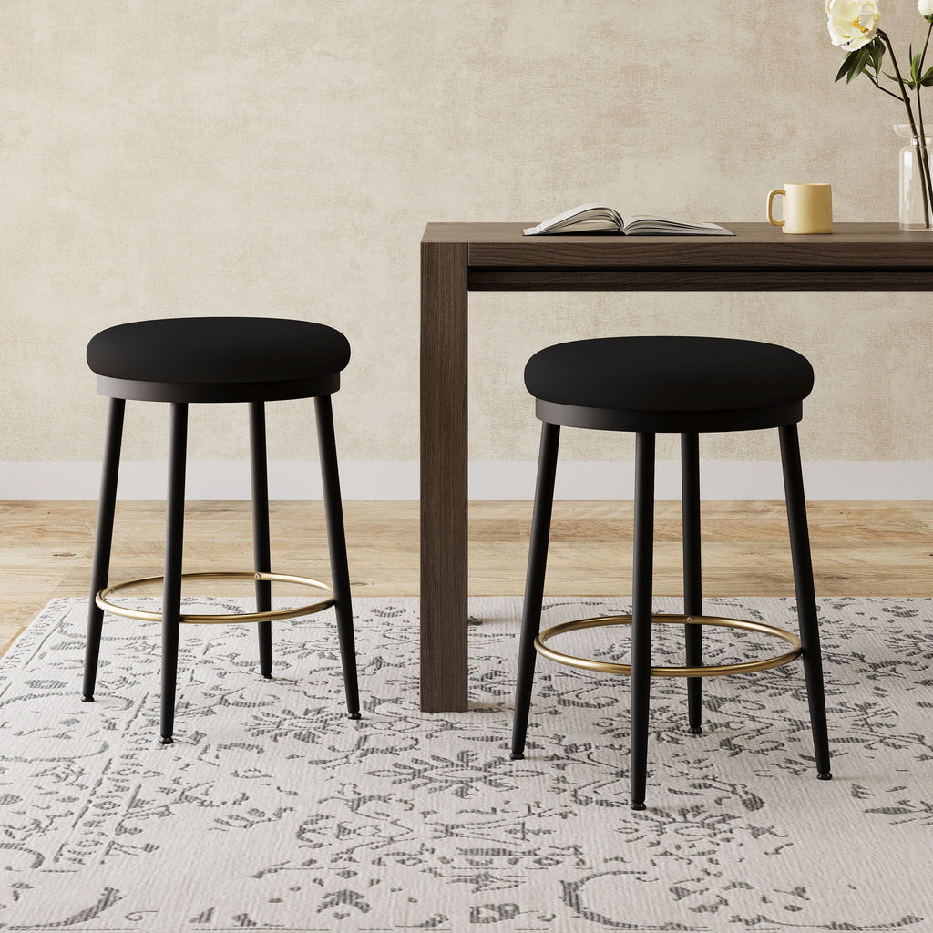 Stylish Design Counter Stools (Set of 2)