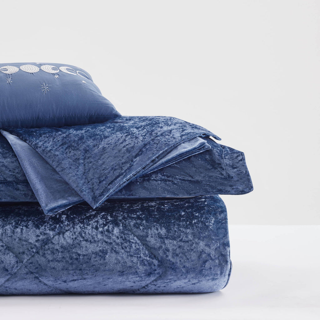 Felicia - Comforter Set - Navy