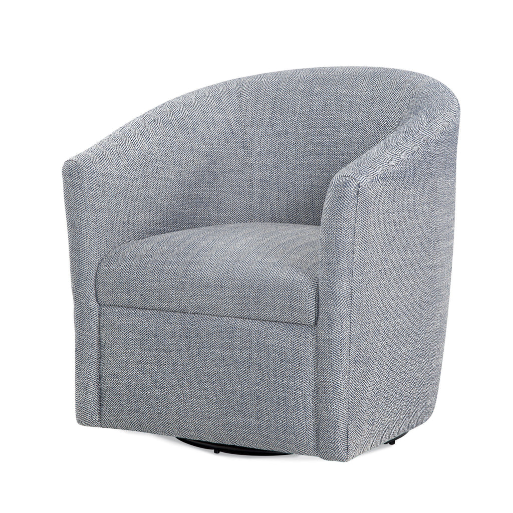 Lainey - Swivel Barrel Chair With 360 Degree Rotation