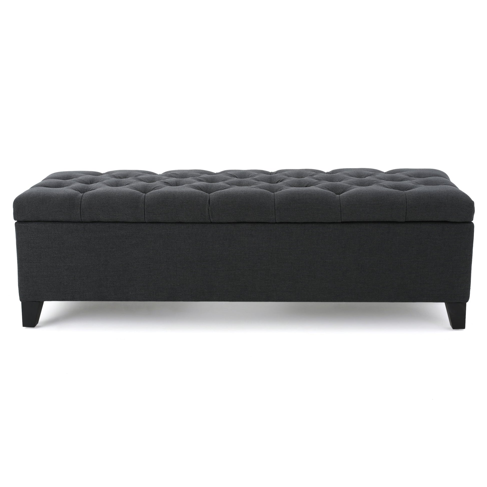 Glouster - Contemporary Storage Ottoman With Button Tufted Design
