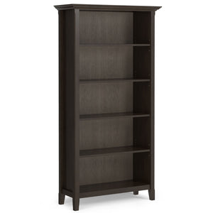 Amherst - 5 Shelf Bookcase - Brown