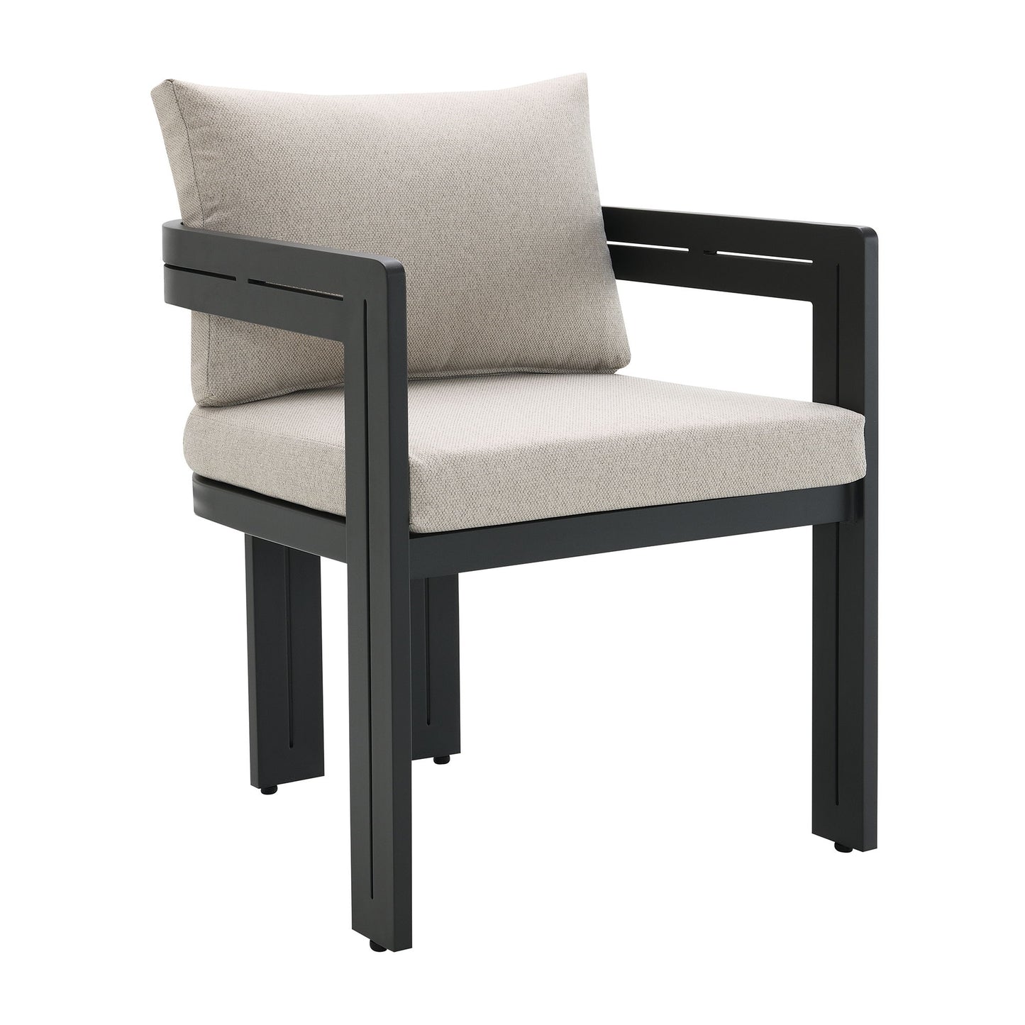 Costa - Dining Side Chair (Set of 2) - Black And Soluction Beige