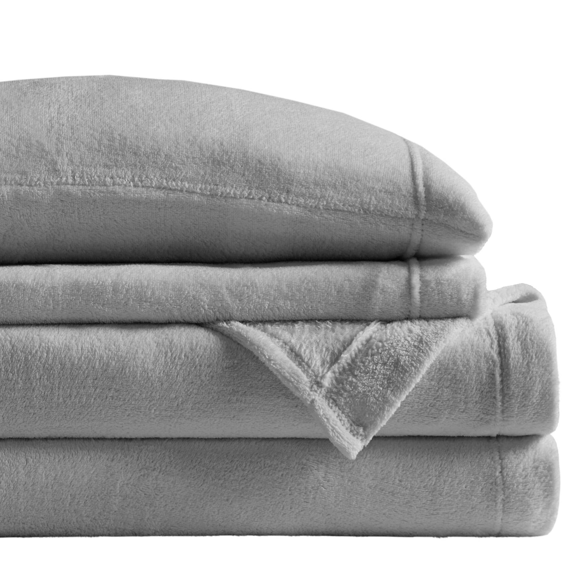 Soloft Plush - King Sheet Set - Gray