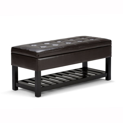 Cosmopolitan - Storage Ottoman Bench with Open Bottom