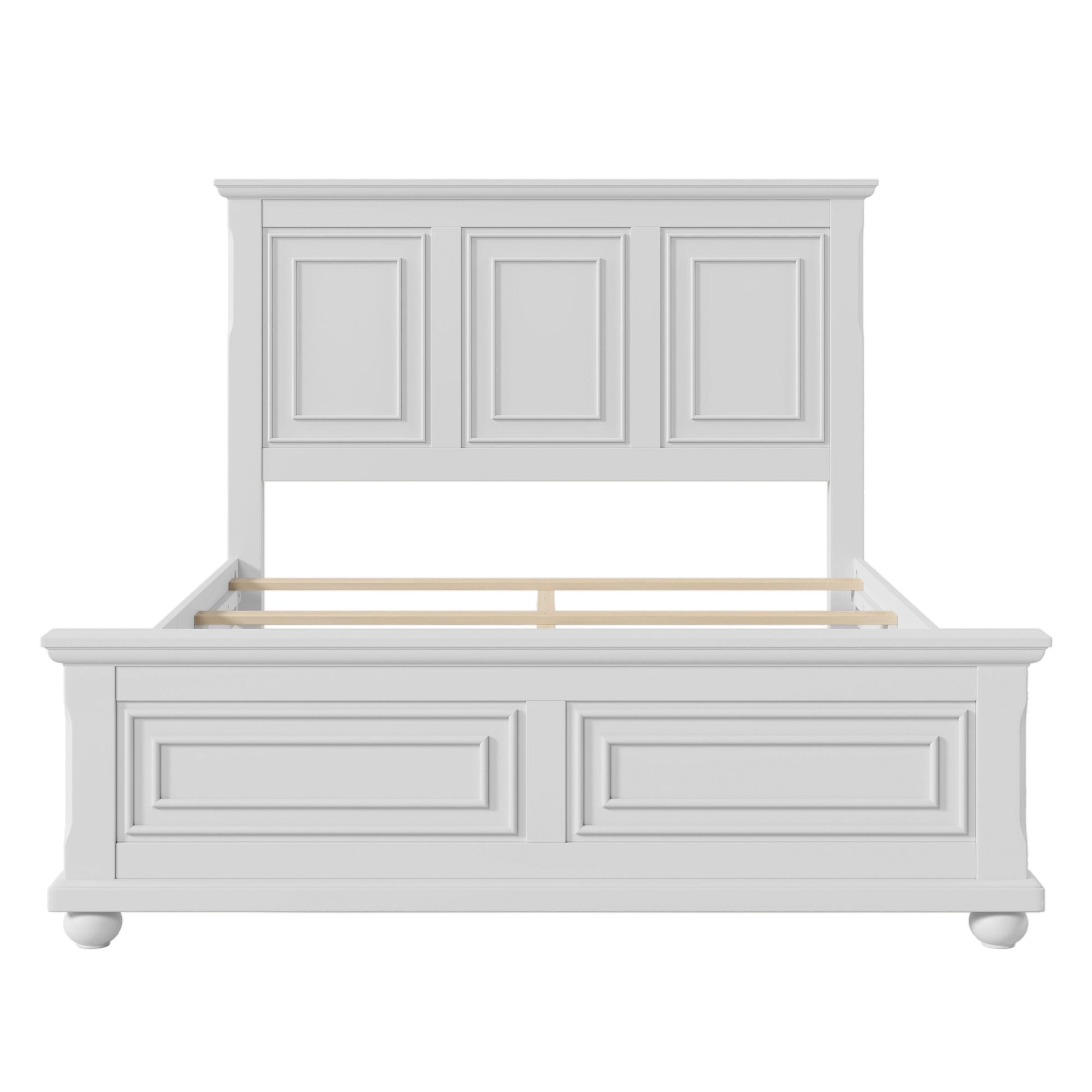 Vintage Tall Headboard Bed