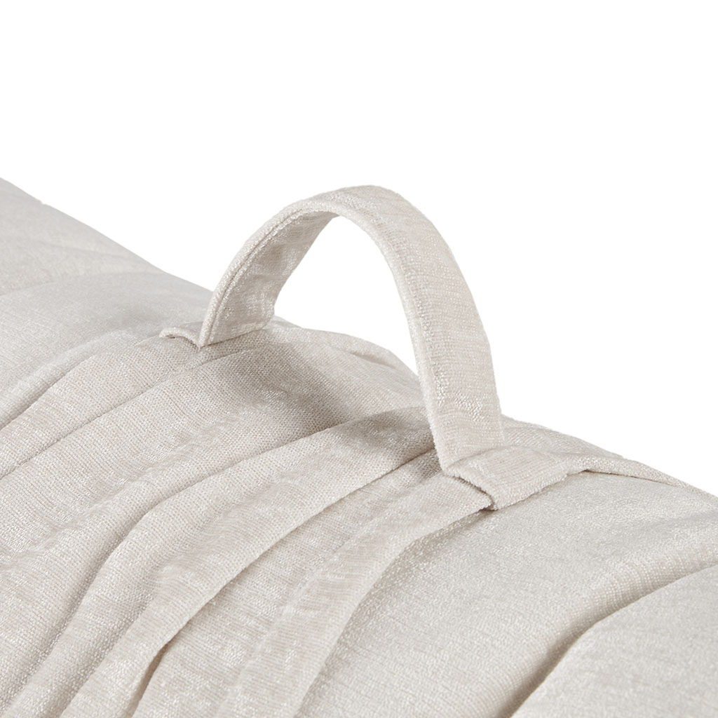 Edelia - Lounge Floor Pillow Cushion - Ivory