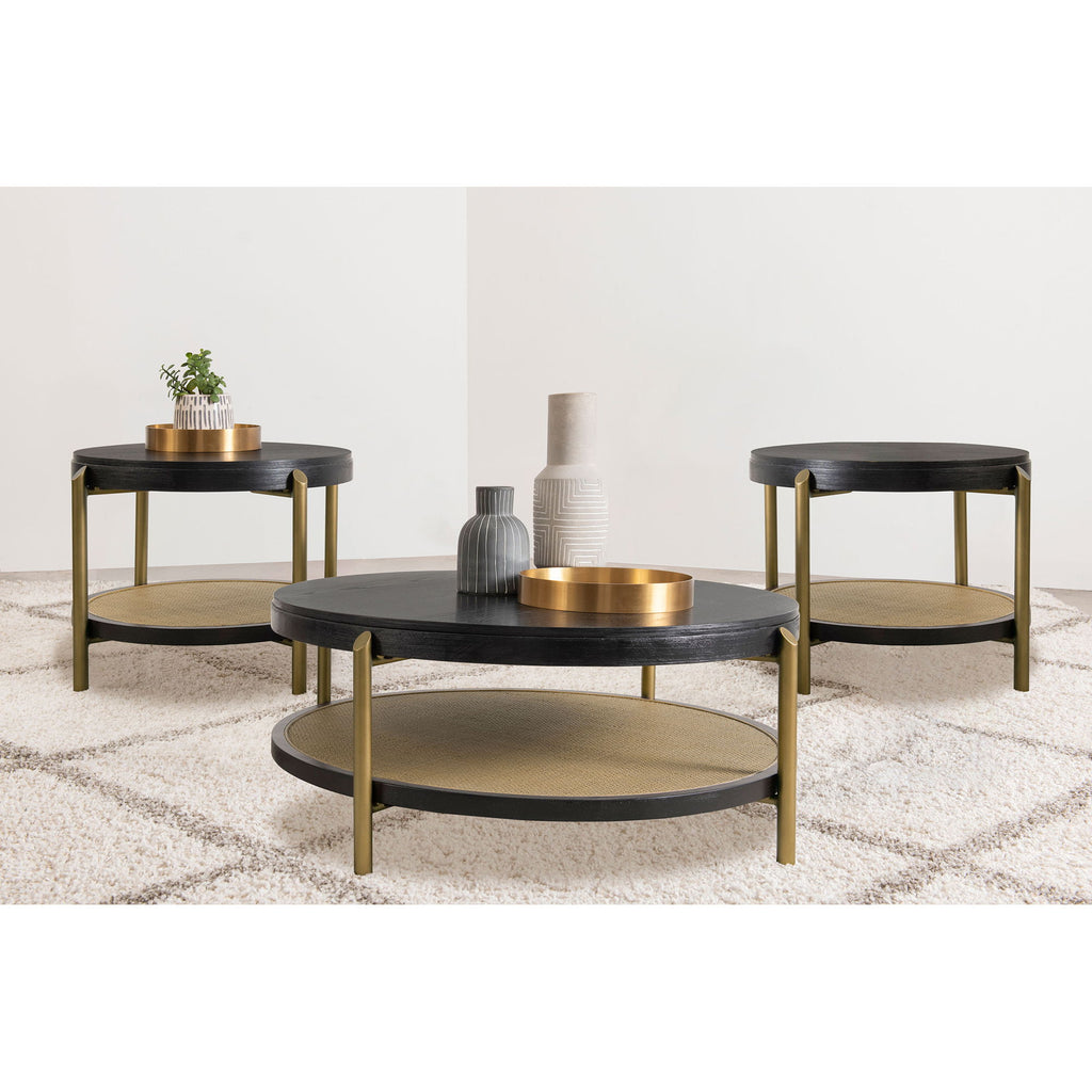 Benson - Round Coffee And End Table Set