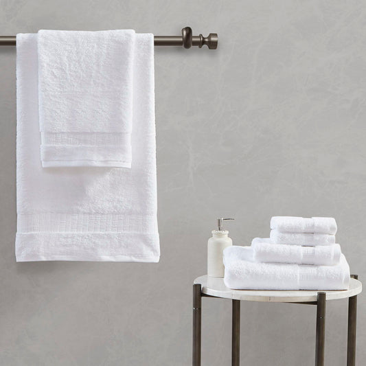 Luxor - 6 Piece Towel Set - White