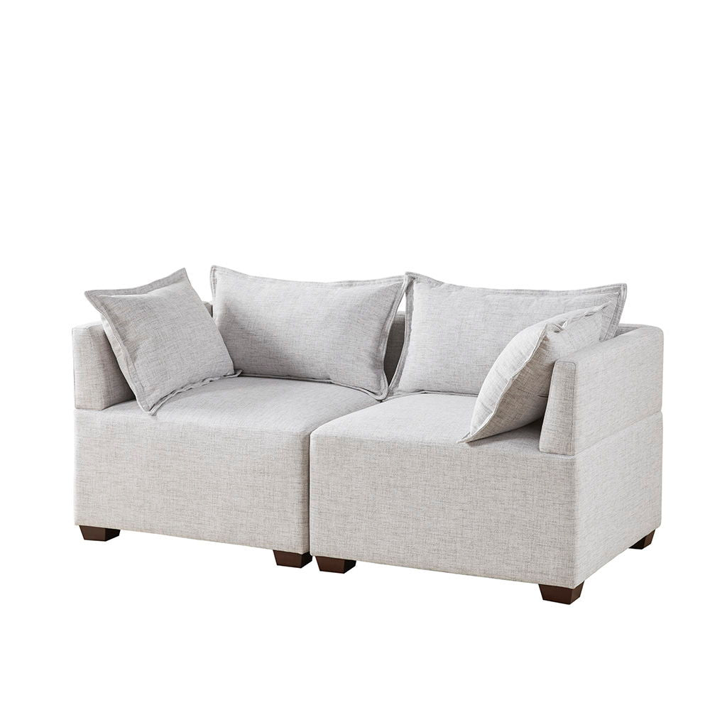 Molly - Modular Corner Chair - Silver Gray