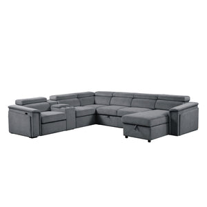 Harvey - Power Recliner Sleeper Sectional