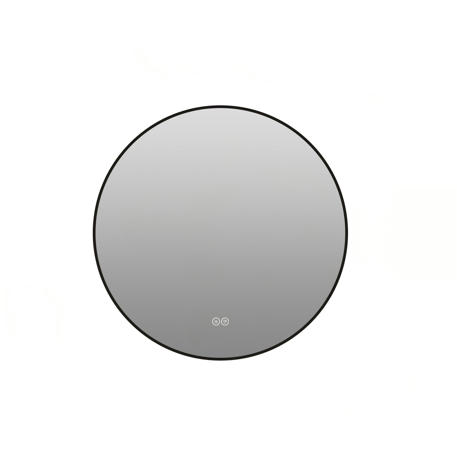Round Framed Dimmable ED Bathroom Mirror With Anti Fog