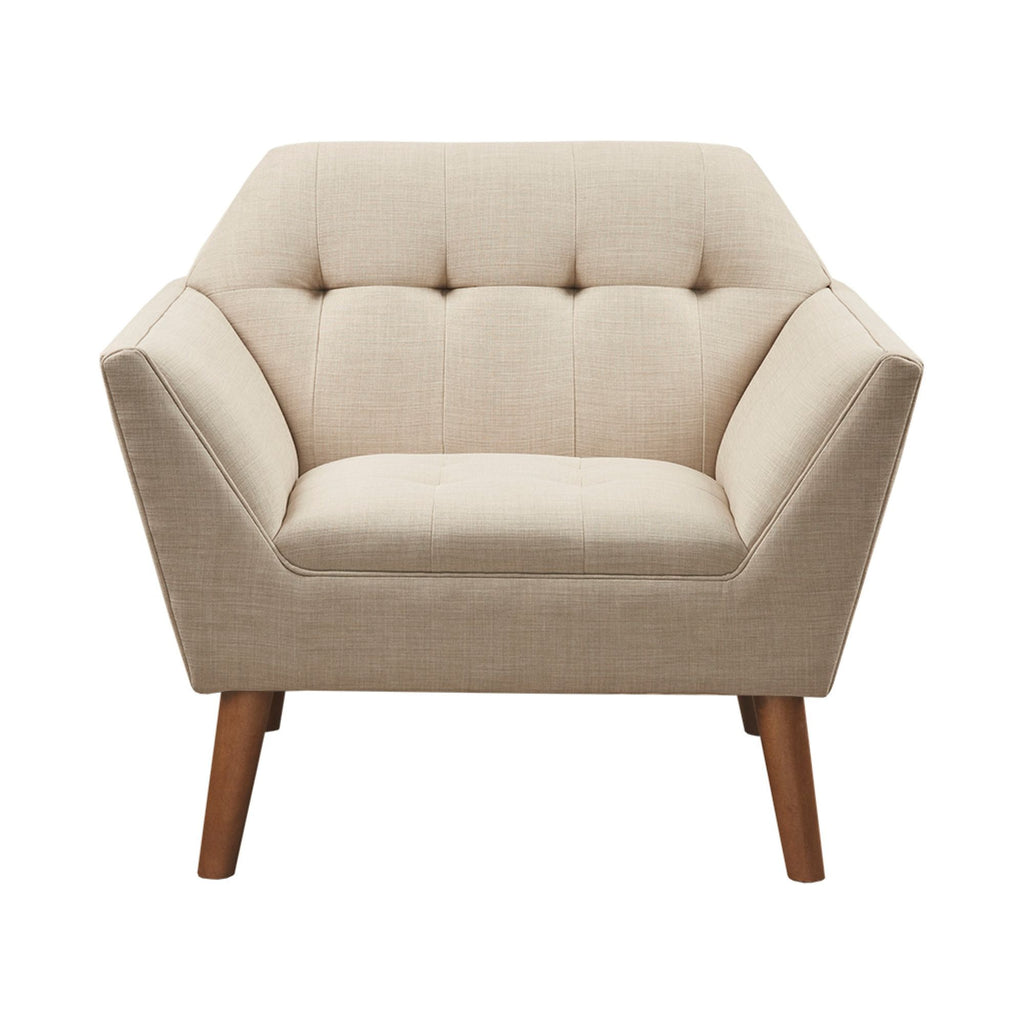 Newport - Wide Mid-Century Modern Lounge Chair (Set of 2) - Beige
