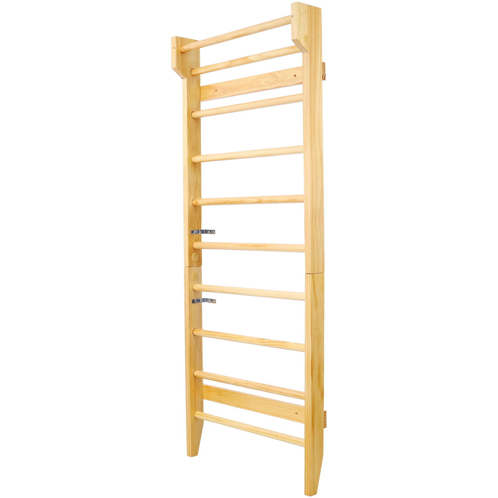 Gymnastics Stall Bar Multi Use Swedish Ladder For Home Gym And Physical Therapy - Natural