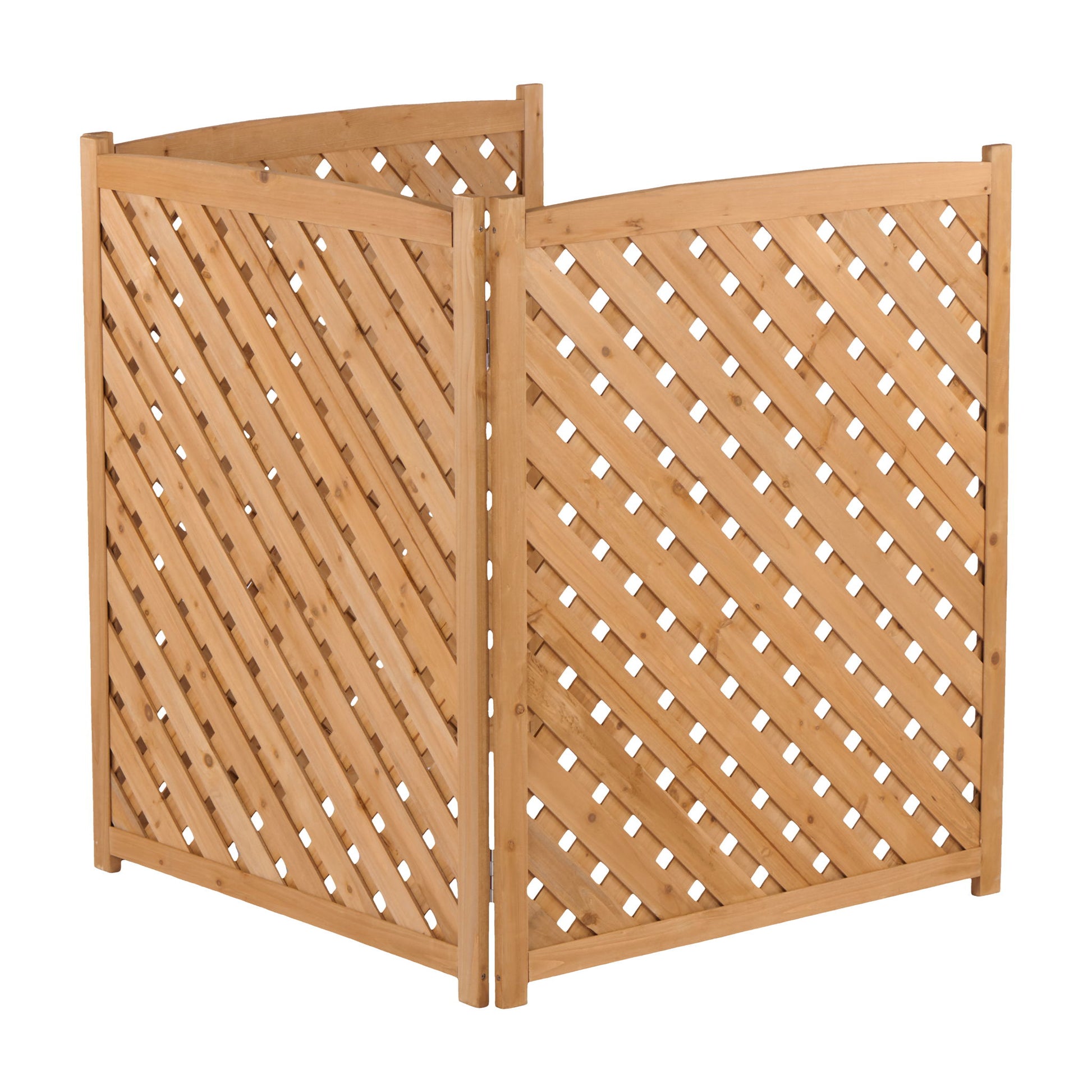 Outdoor 3 Panel Air Conditioner Fence Screen
