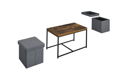 Murph - Wood Grain 3 Piece Coffee Table (Set of 3)