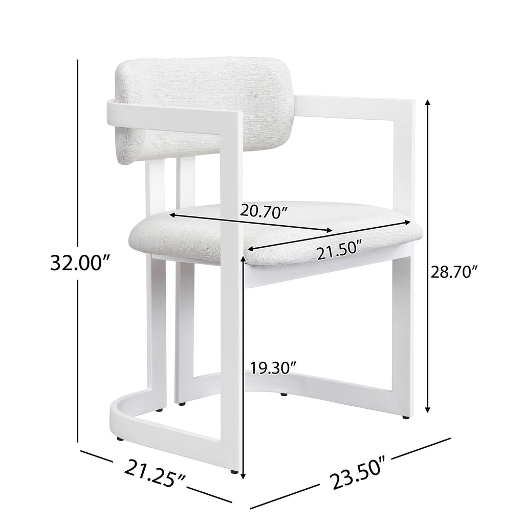Upholstered Dining Armchairs (Set of 2)