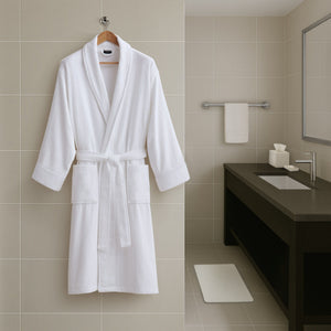 Terry - Essential Bath Robe - White