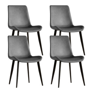 Modern Dining Chairs Ergonomic Design For Kitchen (Set of 4)